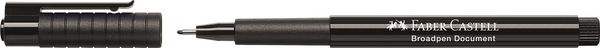 Produktbild: Faber-Castell Fineliner Broadpen 1554 schwar