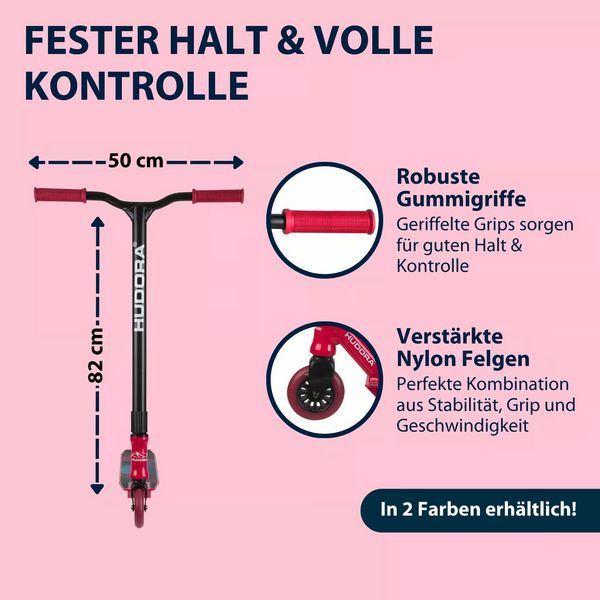 Produktbild: Hudora 14063 - Stunt Scooter XQ-13, Roller, berry