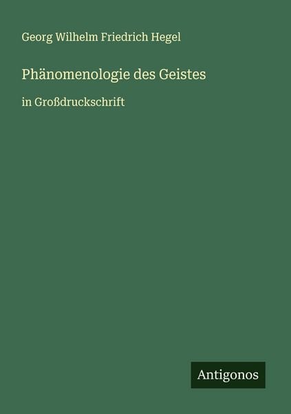 Produktbild: Ph&auml;nomenologie des Geistes