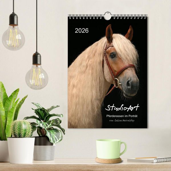 Produktbild: StudioArt Pferderassen im Portr&auml;t (Wandkalender 2026 DIN A4 hoch), CALVENDO Monatskalender