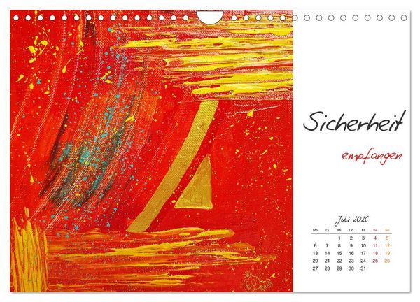Produktbild: SeelenFreudeBilder - Strahlende Impulse zum Loslassen und Tr&auml;umen (Wandkalender 2026 DIN A4 quer), CALVENDO Monatskalender