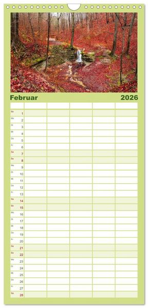 Produktbild: Familienplaner 2026 - Jena - Faszination in Bildern mit 5 Spalten (Wandkalender, 21 x 45 cm) CALVENDO