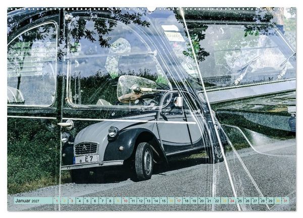 Produktbild: Citro&euml;n 2CV im Detail (Wandkalender 2027 DIN A2 quer), CALVENDO Monatskalender