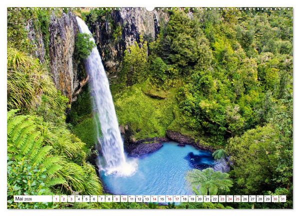 Produktbild: Neuseeland - Die sch&ouml;nsten Orte am anderen Ende der Welt (hochwertiger Premium Wandkalender 2026 DIN A2 quer), Kunstdruck in Hochglanz