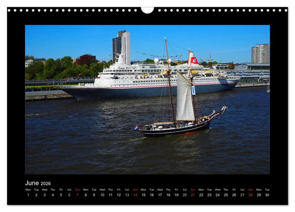Produktbild: Destination Hamburg 2026 (Wall Calendar 2026 DIN A3 landscape), CALVENDO 12 Month Wall Calendar