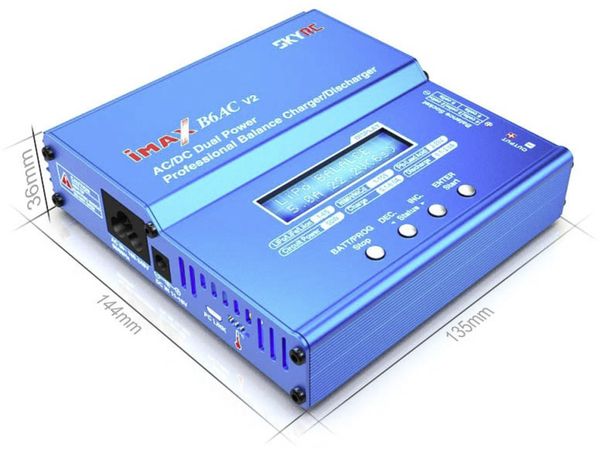 Produktbild: SKYRC B6AC V2 Modellbau-Multifunktionsladeger&auml;t 6A LiPo, LiFePO, LiIon, NiMH, NiCd, Blei