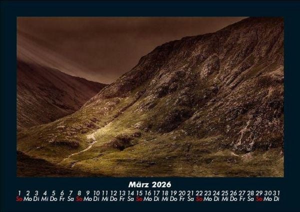 Produktbild: Landschaftskalender 2026 Fotokalender DIN A5