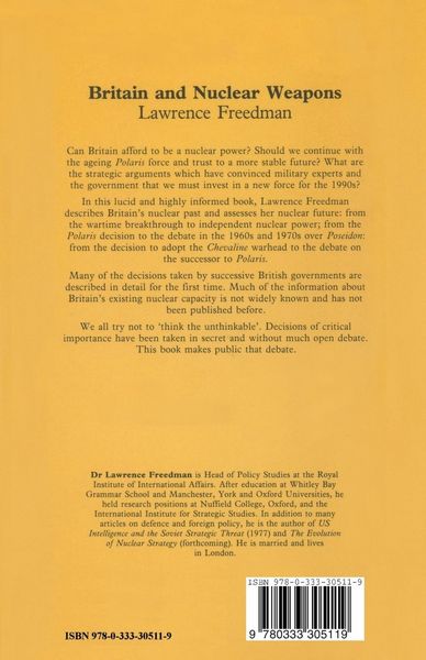 Produktbild: Britain and Nuclear Weapons