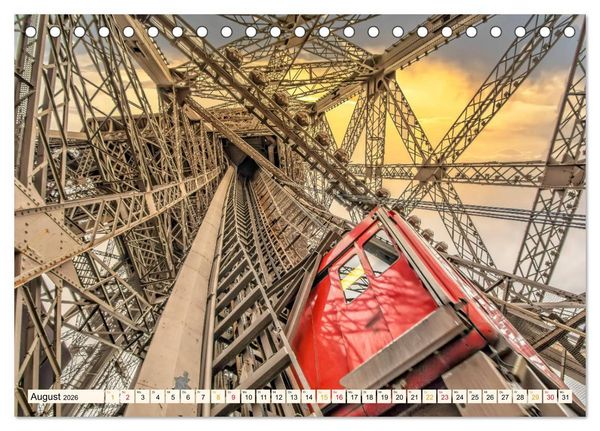 Produktbild: Eiffelturm - Ikone der Architektur (Tischkalender 2026 DIN A5 quer), CALVENDO Monatskalender