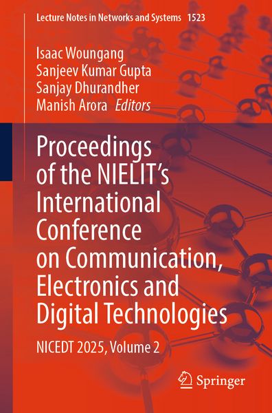 Produktbild: Proceedings of the NIELIT&rsquo;s International Conference on Communication, Electronics and Digital Technologies