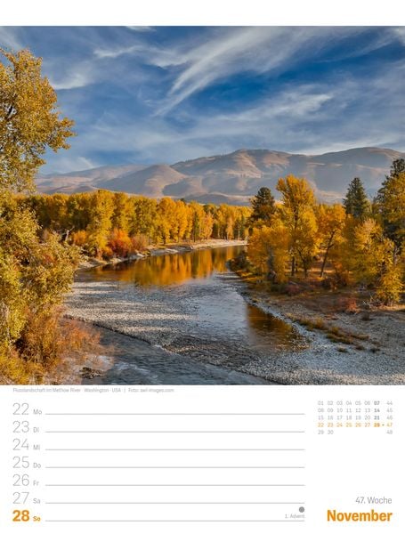 Produktbild: Planet Erde Wochenplaner Kalender 2027 | Landschaften der Welt