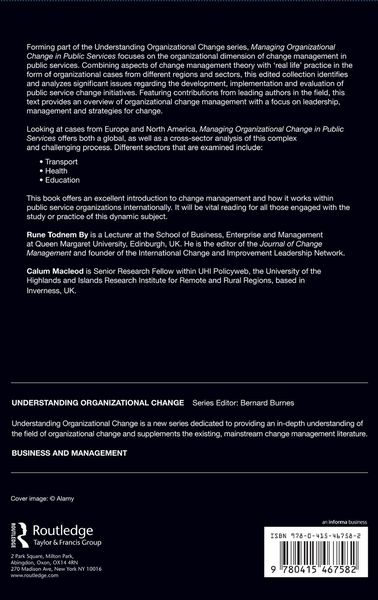 Produktbild: Managing Organizational Change in Public Services