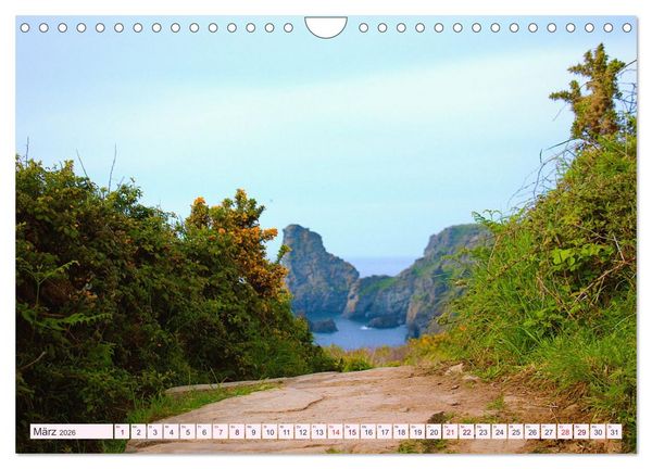 Produktbild: Cornwall im Fr&uuml;hling (Wandkalender 2026 DIN A4 quer), CALVENDO Monatskalender