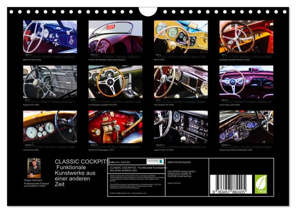 Produktbild: CLASSIC COCKPITS - Funktionale Kunstwerke aus einer anderen Zeit (Wandkalender 2026 DIN A4 quer), CALVENDO Monatskalender