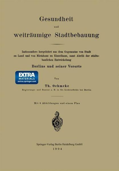 Produktbild: Gesundheit und weitr&auml;umige Stadtbebauung