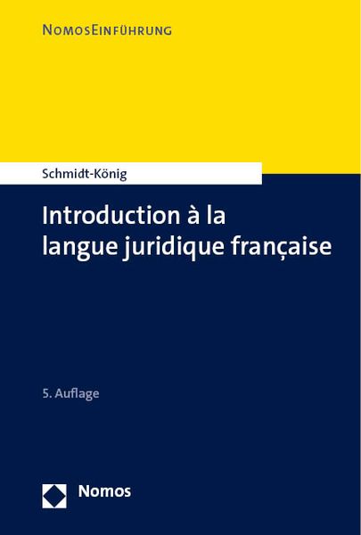 Produktbild: Introduction &agrave; la langue juridique fran&ccedil;aise