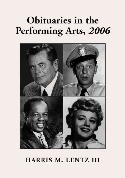 Produktbild: Obituaries in The Performing a