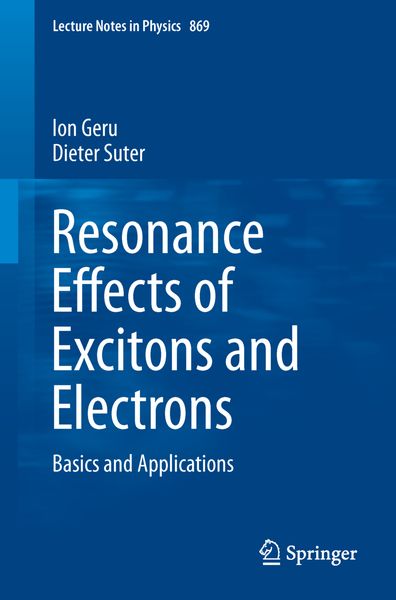 Produktbild: Resonance Effects of Excitons and Electrons