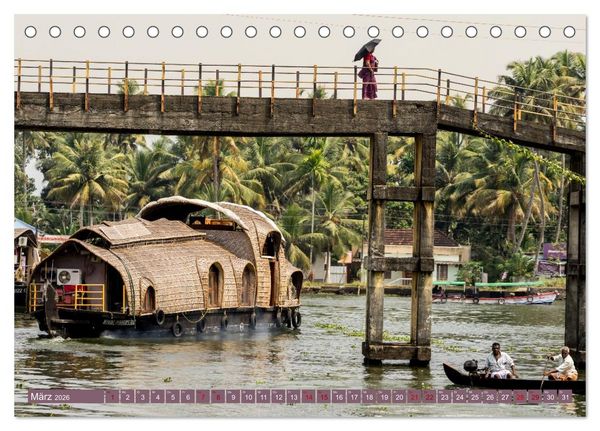 Produktbild: Indien - Der S&uuml;den (Tischkalender 2026 DIN A5 quer), CALVENDO Monatskalender