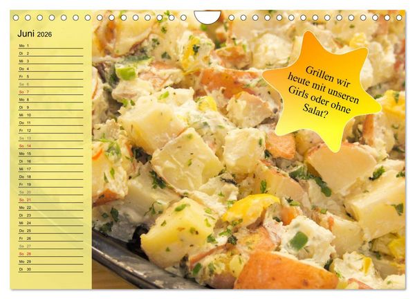 Produktbild: Auftragsgriller f&uuml;r effektive Fettverbrennung! Denn Grillsaison ist immer! (Wandkalender 2026 DIN A4 quer), CALVENDO Monatskalender