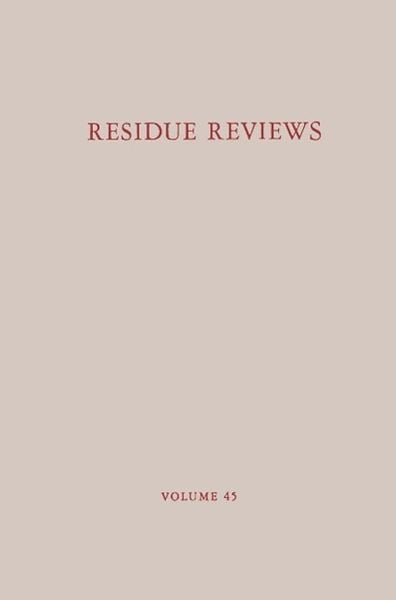Produktbild: Residue Reviews