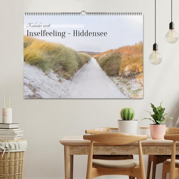 Produktbild: Inseelfeeling - Hiddensee (Wandkalender 2026 DIN A2 quer), CALVENDO Monatskalender
