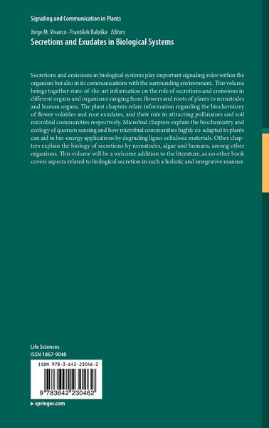 Produktbild: Secretions and Exudates in Biological Systems
