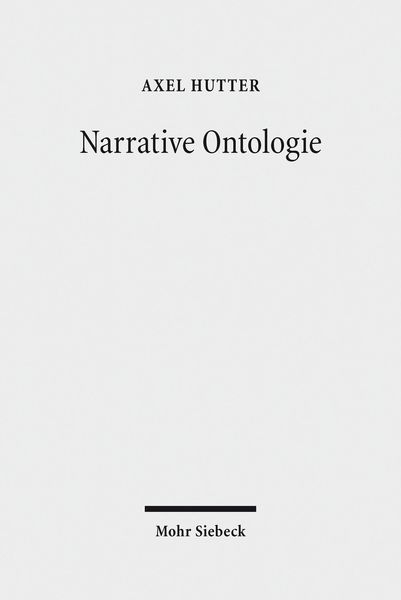 Produktbild: Narrative Ontologie