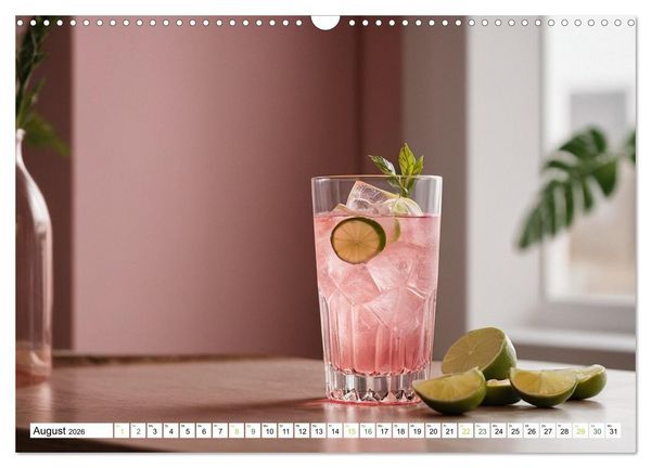 Produktbild: Dein Monat dein Cocktail (Wandkalender 2026 DIN A3 quer), CALVENDO Monatskalender