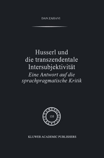 Produktbild: Husserl und Die Transzendentale Intersubjektivit&auml;t