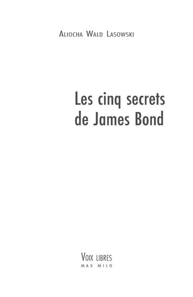 Produktbild: Les cinq secrets de James Bond