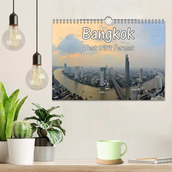 Produktbild: Bangkok: West trifft Fernost (Wandkalender 2026 DIN A4 quer), CALVENDO Monatskalender