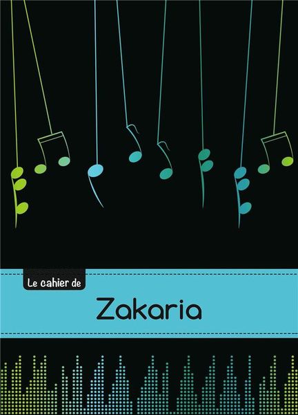 Produktbild: Carnet zakaria musique,48p,a5