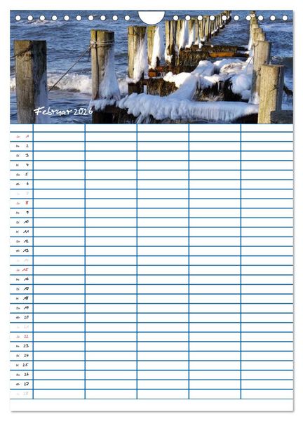 Produktbild: Meer Zeit f&uuml;r uns! (Wandkalender 2026 DIN A4 hoch), CALVENDO Monatskalender