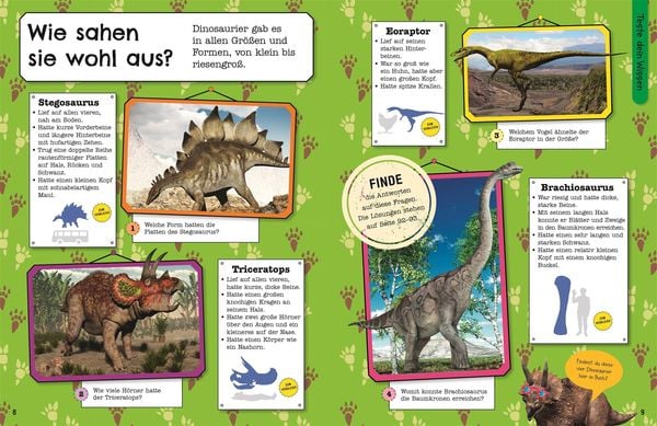 Produktbild: Mein Mitmach-Wissens-Kick. Dinosaurier