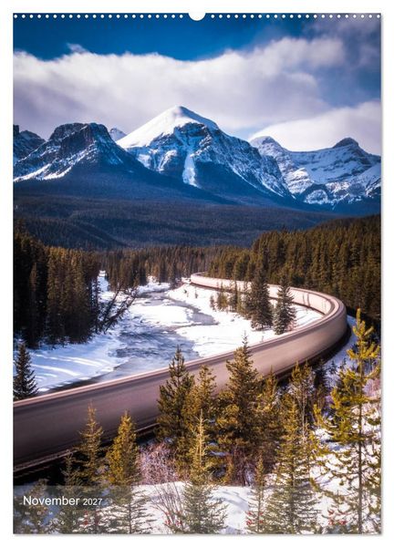 Produktbild: Die kanadischen Rockies (Wandkalender 2027 DIN A2 hoch), CALVENDO Monatskalender