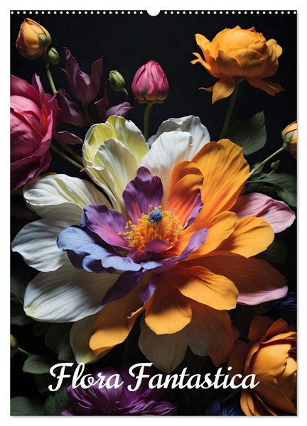 Flora Fantastica (Wandkalender 2026 DIN A2 hoch), CALVENDO Monatskalender