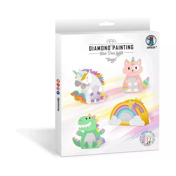 Produktbild: URSUS Kinder-Bastelsets Diamond Painting Mini Deco Lights Magic