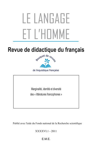 Produktbild: Marginalit&eacute;, identit&eacute; et diversit&eacute; des "litt&eacute;ratures francophones"