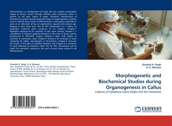 Produktbild: Morphogenetic and Biochemical Studies during Organogenesis in Callus