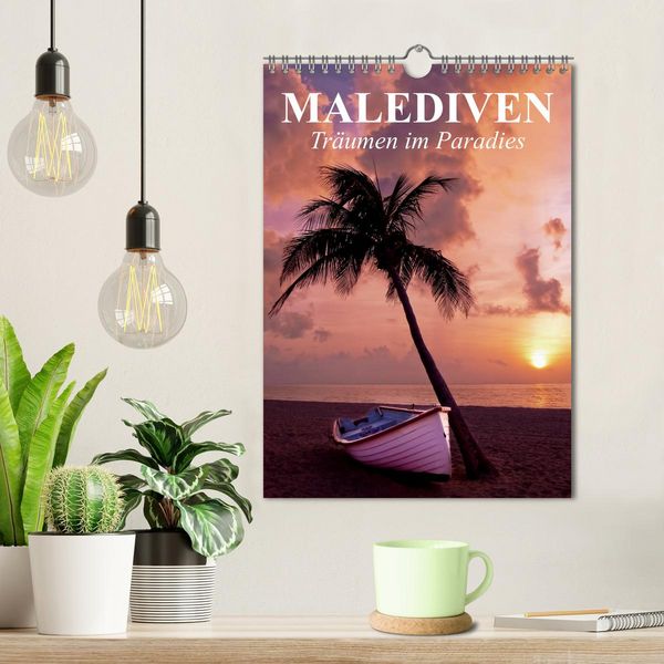 Produktbild: Malediven - Tr&auml;umen im Paradies (Wandkalender 2026 DIN A4 hoch), CALVENDO Monatskalender
