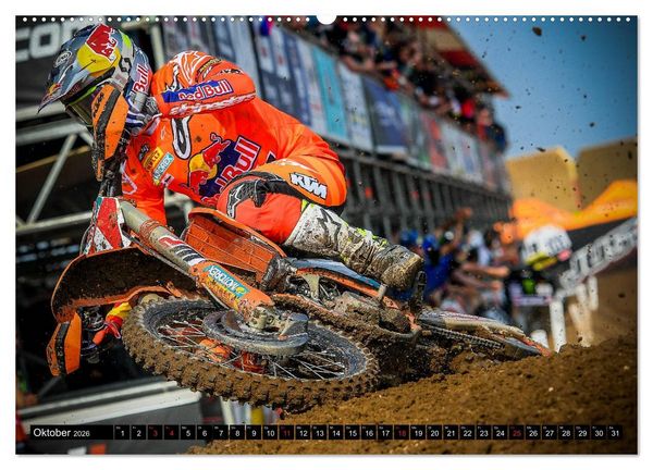 Produktbild: Blickpunkte Motocross (hochwertiger Premium Wandkalender 2026 DIN A2 quer), Kunstdruck in Hochglanz