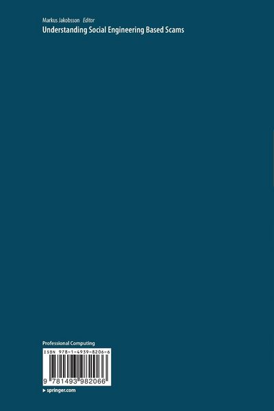 Produktbild: Understanding Social Engineering Based Scams