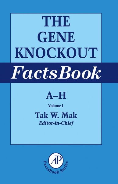 Produktbild: The Gene Knockout Factsbook, Two-Volume Set