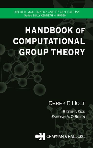 Produktbild: Handbook of Computational Group Theory