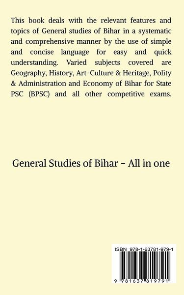Produktbild: General Knowledge of Bihar