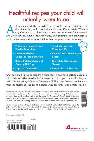 Produktbild: The Everything Guide to Cooking for Children with Diabetes