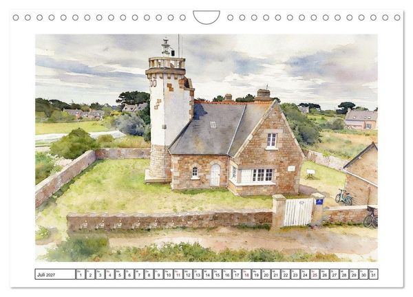 Produktbild: Highlights der Bretagne (Wandkalender 2027 DIN A4 quer), CALVENDO Monatskalender