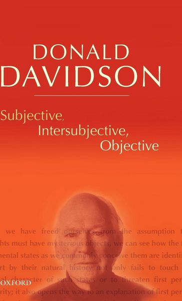 Produktbild: Subjective, Intersubjective, Objective