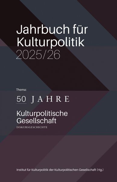 Produktbild: Jahrbuch f&uuml;r Kulturpolitik 2025/26